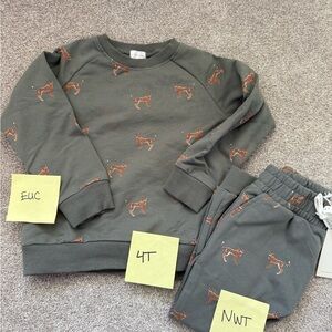 Jamie Kay cheetah sweatsuit set